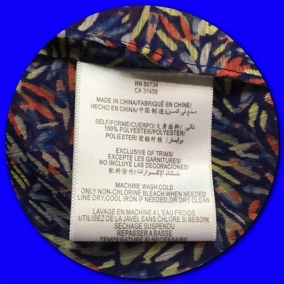 𝅺BCBGENERATION 💕Abstract Print Sheer Tank Top💕 - Picture 4 of 5